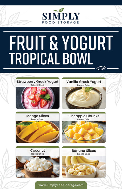 Fruit & Yogurt Tropical Bowl