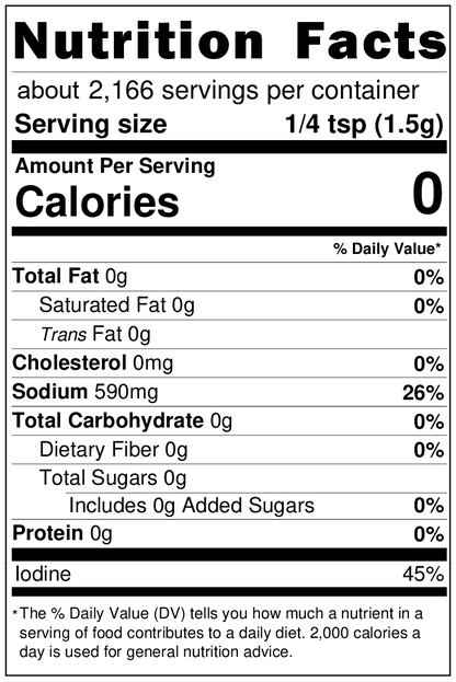 Iodized Salt