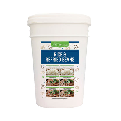 Rice & Refried Beans